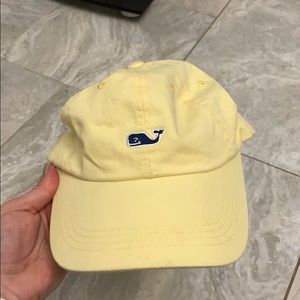 Yellow Vineyard Vines baseball cap